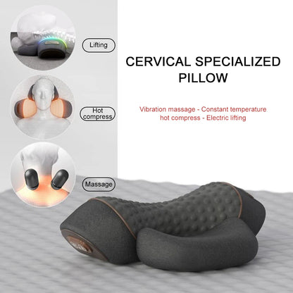 Neck Massage Pillow with Heat & Vibration