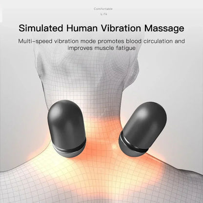 Neck Massage Pillow with Heat & Vibration